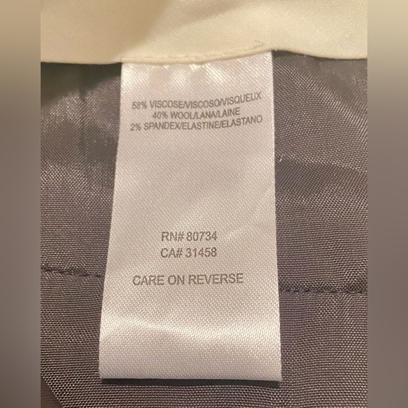 NWT BCBGMAXAZRIA Slim Flare Wool Blend Dress Pants - Picture 15 of 16